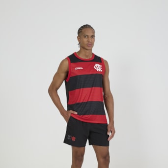 Camisa Flamengo Regata Presença Rubro Negro - Masculino