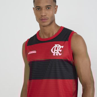 Camisa Flamengo Regata Presença Rubro Negro - Masculino
