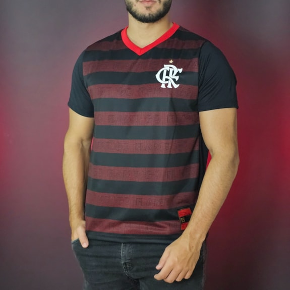 Camisa Flamengo Retrô 2019 Bicampeão Libertadores - Masculino