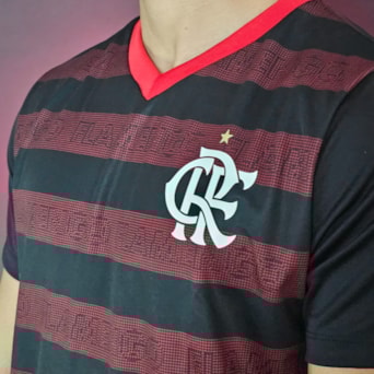Camisa Flamengo Retrô 2019 Bicampeão Libertadores - Masculino