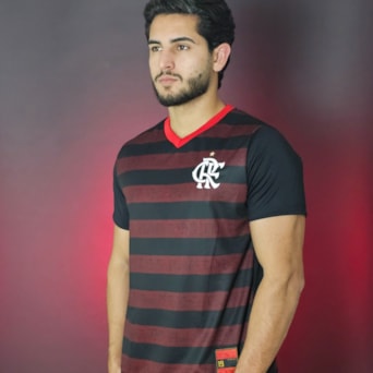 Camisa Flamengo Retrô 2019 Bicampeão Libertadores - Masculino