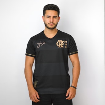 Camisa Flamengo Retrô Volta Zico Gold - Masculino