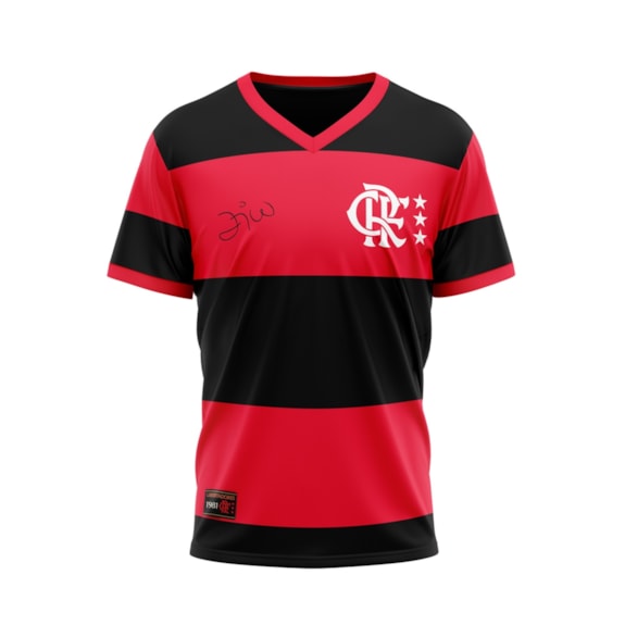 Camisa Flamengo Retrô Zico Libertadores 1981 - Masculino