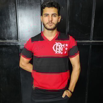 Camisa Flamengo Retrô Zico Libertadores 1981 - Masculino