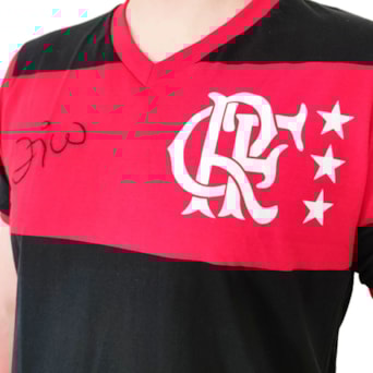Camisa Flamengo Retro Zico Libertadores 1981 - Masculino