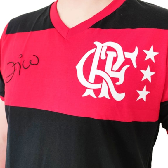 Camisa Flamengo Retro Zico Libertadores 1981 - Masculino