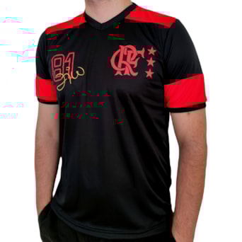 Camisa Flamengo Retro Zico Mundial 1981 - Masculino