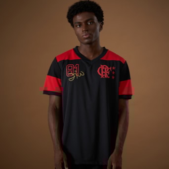 Camisa Flamengo Retrô Zico Mundial 1981 - Masculino