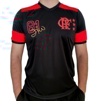 Camisa Flamengo Retro Zico Mundial 1981 - Masculino