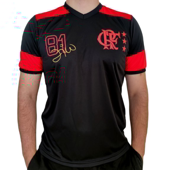 Camisa Flamengo Retro Zico Mundial 1981 - Masculino
