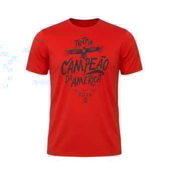 Camisa Flamengo Tetra Libertadores 2025 Campeão Da América - Masculino