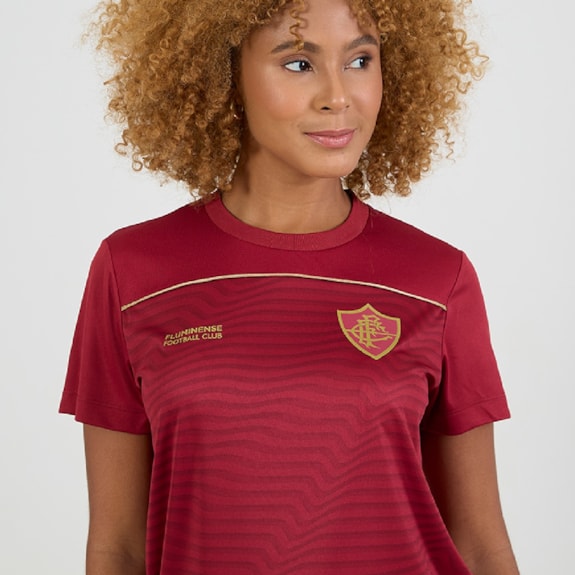Camisa Fluminense Baby Look Fulgor - Feminino