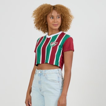 Camisa Fluminense Cropped Extase - Feminino