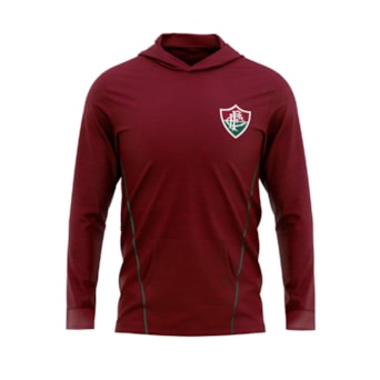 Camisa Fluminense Manga Longa Rain Vinho - Masculino