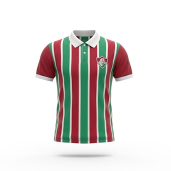 Camisa Fluminense Polo Mall Tricolor - Masculino