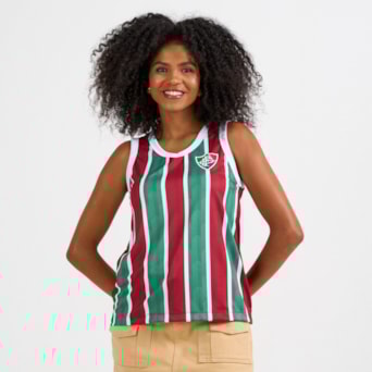 Camisa Fluminense Regata Nos Tricolor - Feminino