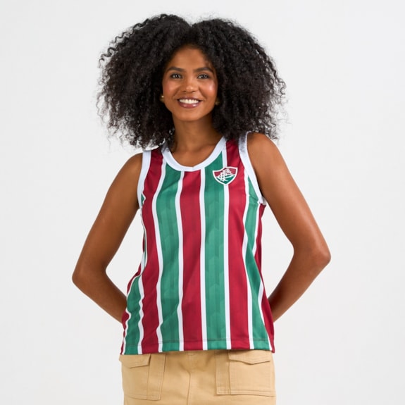 Camisa Fluminense Regata Nos Tricolor - Feminino
