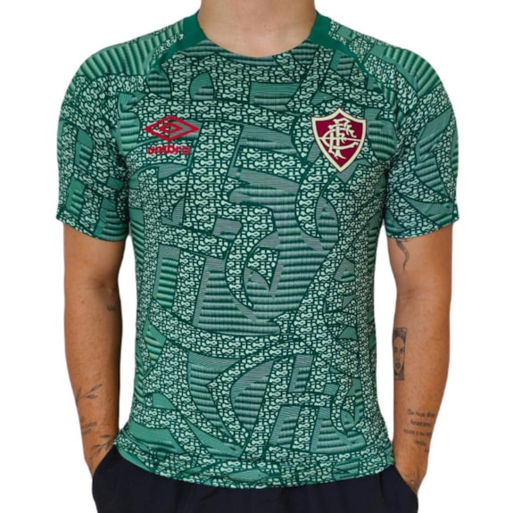 Camisa Fluminense Umbro 2024 Aquecimento - Masculino