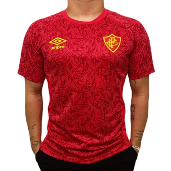 Camisa Fluminense Umbro 2024 Treino Bordô - Masculino