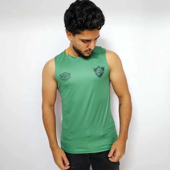 Camisa Fluminense Umbro 2025 Regata Treino Verde - Masculino