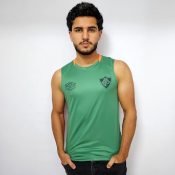 Camisa Fluminense Umbro 2025 Regata Treino Verde - Masculino