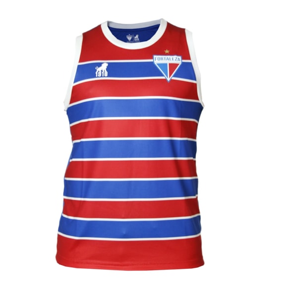 Camisa Fortaleza Regata Leão 1918 Listrada - Masculino