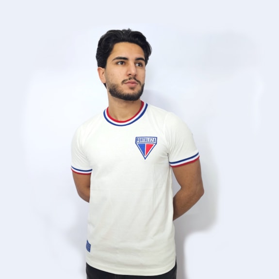Camisa Fortaleza Retrô 1974 Branco - Masculino