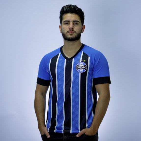 Camisa Grêmio Match Tricolor - Masculino
