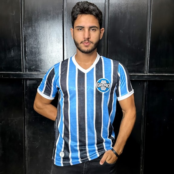 Camisa Grêmio Mundial Tokyo 1983 Edição Especial - Masculino
