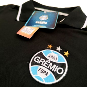 Camisa Grêmio Polo Preta - Masculina