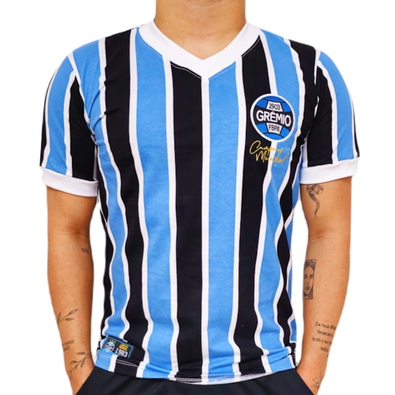 Camisa Grêmio Retro Mundial 1983 - Masculino