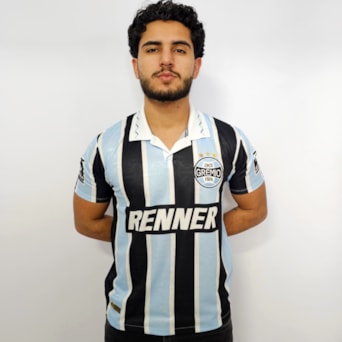 Camisa Grêmio Retrô Renner 1995 Azul - Masculino