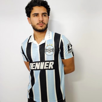Camisa Grêmio Retrô Renner 1995 Azul - Masculino