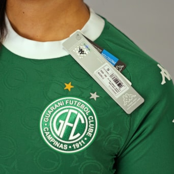 Camisa Guarani Kappa 2024 Uniforme 1 Torcedora - Feminino