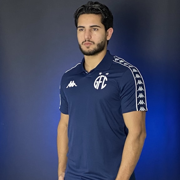 Camisa Guarani Kappa 2025 Polo Comissão Técnica Azul - Masculino