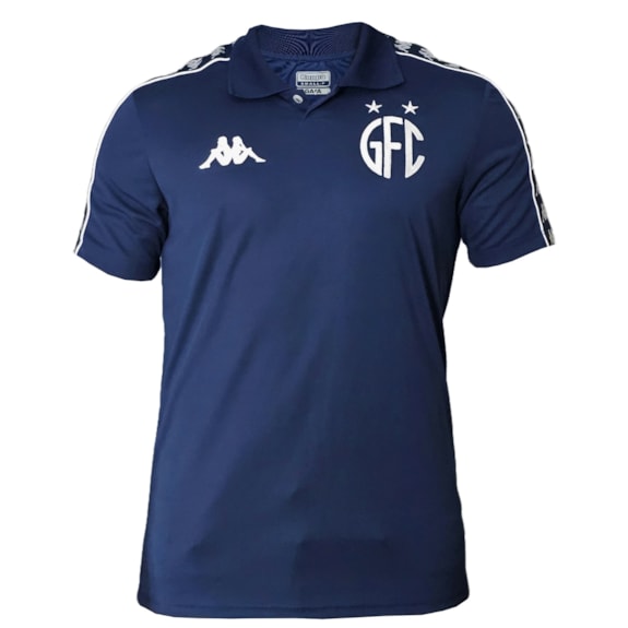Camisa Guarani Kappa 2025 Polo Comissão Técnica Azul - Masculino
