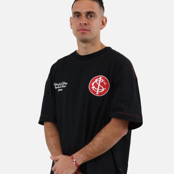 Camisa Internacional Approve Oversized Brasão - Masculino