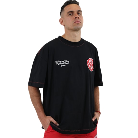 Camisa Internacional Approve Oversized Brasão - Masculino
