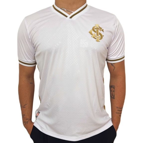 Camisa Internacional Gold Branca - Masculino