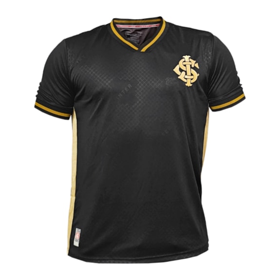 Camisa Internacional Gold Preta - Masculino