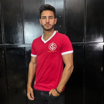 Camisa Internacional Retrô 1975 Campeão Brasileiro - Masculino