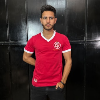 Camisa Internacional Retrô 1975 Campeão Brasileiro - Masculino