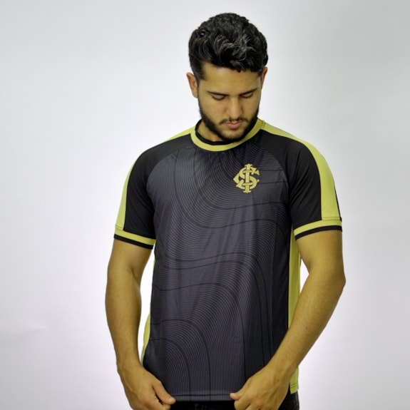 Camisa Internacional Símbolo Goldy Preto - Masculino