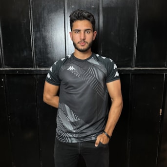 Camisa Kappa Zurich Preta - Masculino