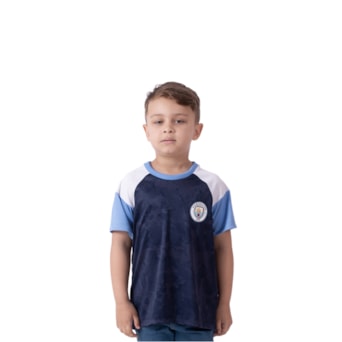Camisa Manchester City Celeste Irwell - Infantil