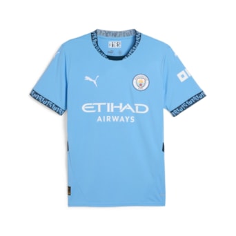 Camisa Manchester City Puma 2024/2025 Uniforme 1 Torcedor - Masculino