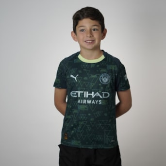 Camisa Manchester City Puma 2025 Uniforme 4 Torcedor - Infantil