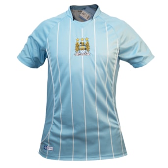 Camisa Manchester City Retrô 2008 Símbolo Bordado - Masculino