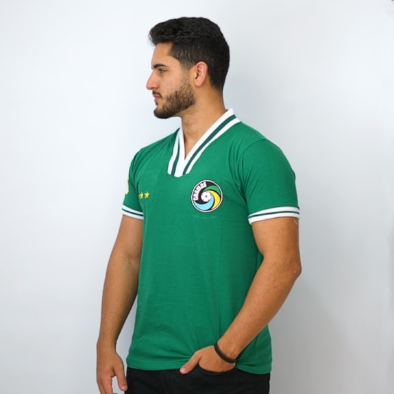 Camisa New York Cosmos Athleta Retrô Pelé 10 Verde - Masculino