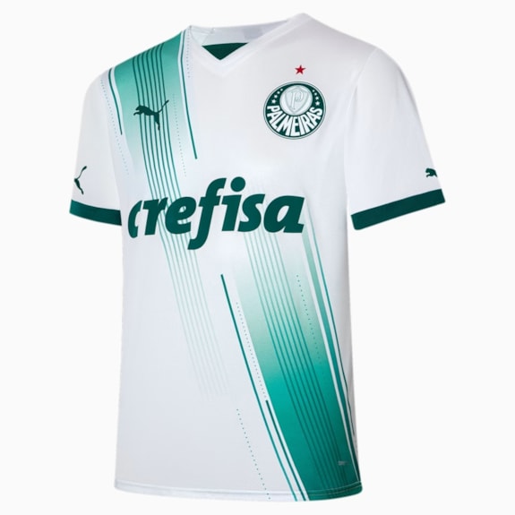 Camisa Palmeiras 2023 Torcedor Away Jersey Unif 2 Puma White - Masculino